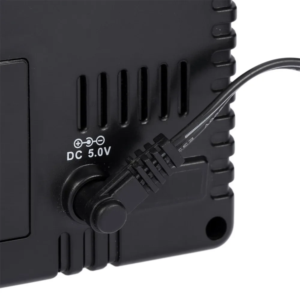 TS 70 цифровой ЖК Цифровая метеостанция Профессиональный Черный термометр