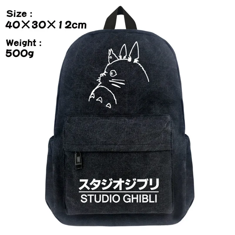 Totoro No Face Man японский аниме рюкзак школьный ранец Холщовая Сумка на плечо для