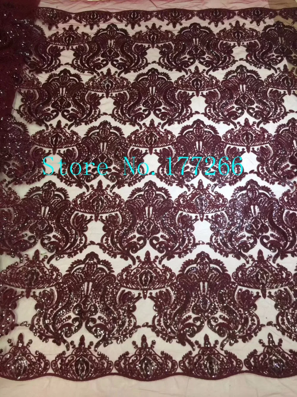 

JRB-16102 Popular sequins French Lace Fabrics for wedding dress