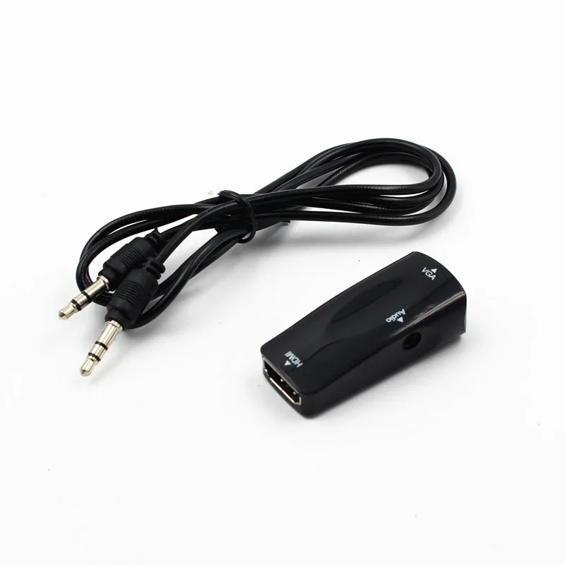 1 шт. HDMI Женский к VGA конвертер адаптер с аудио кабель видео аксессуары для ПК ТВ |