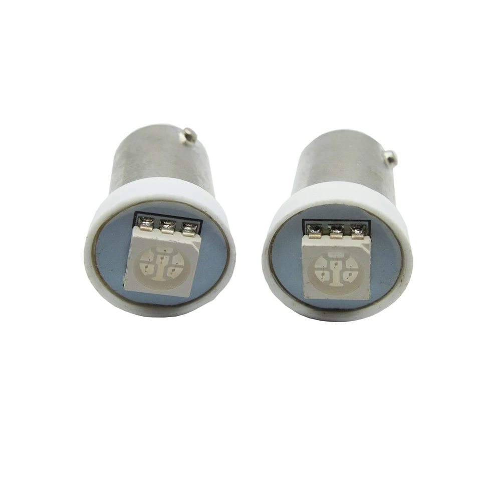 

100 шт. #1893 #44 #47 #1847 BA9S 1 SMD Светодиодная лампа для пинбола