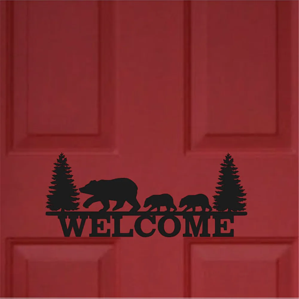 Сладкая домашняя приветственная Настенная Наклейка s виниловая надпись слово