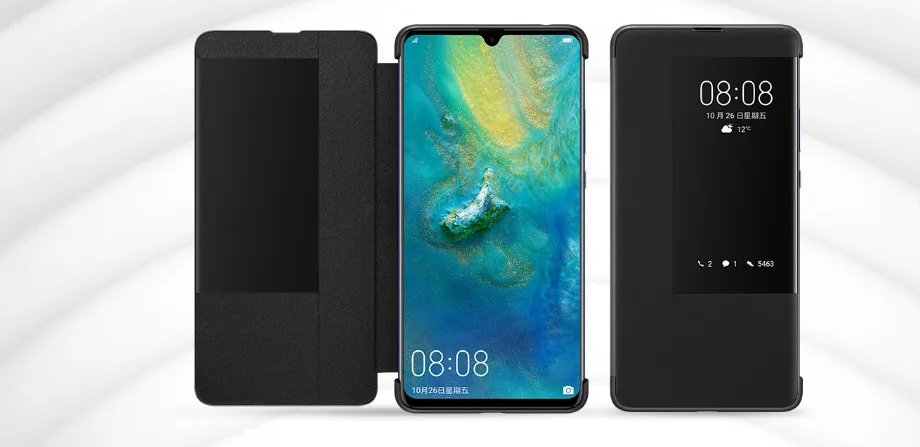 Официальный huawei mate 20 X флип-чехол huawei mate 20 X Кожаный Чехол Smart Touch View Window Cover mate 20X чехол для телефона s