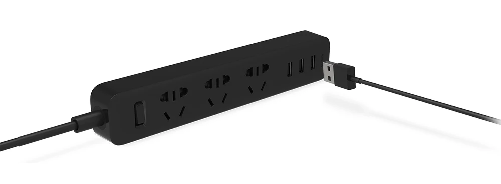 Xiaomi power Strip быстрая Портативная зарядка с 3 умными USB штекерами и 3 стандартными гнездами поддержка 2A быстрой вилки для зарядки