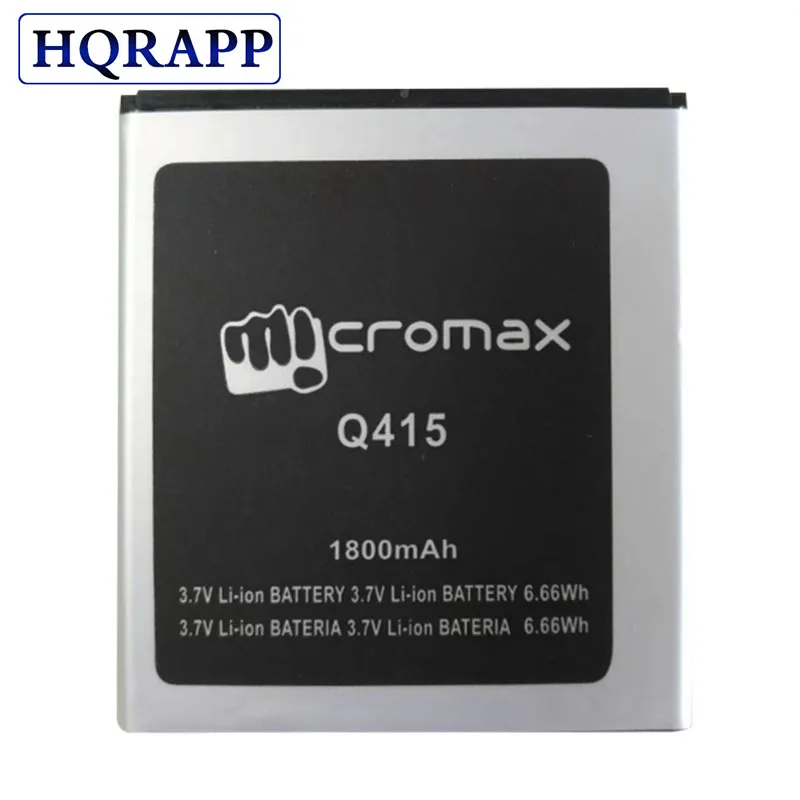 100% новый высококачественный запасной аккумулятор для Micromax Q415 мобильный телефон |