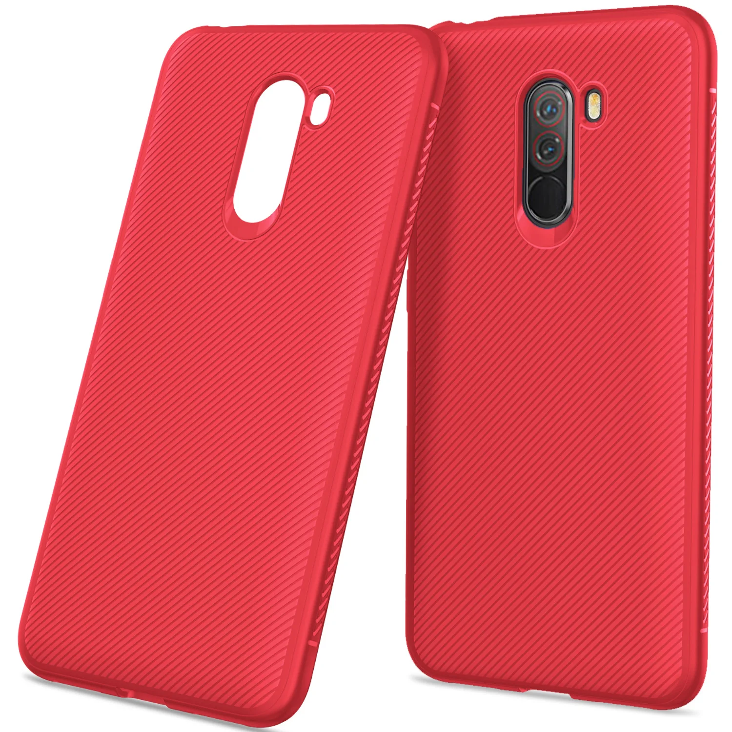 Для Xiaomi Pocophone F1 чехол мягкий силиконовый нескользящий матовый тонкий защитный