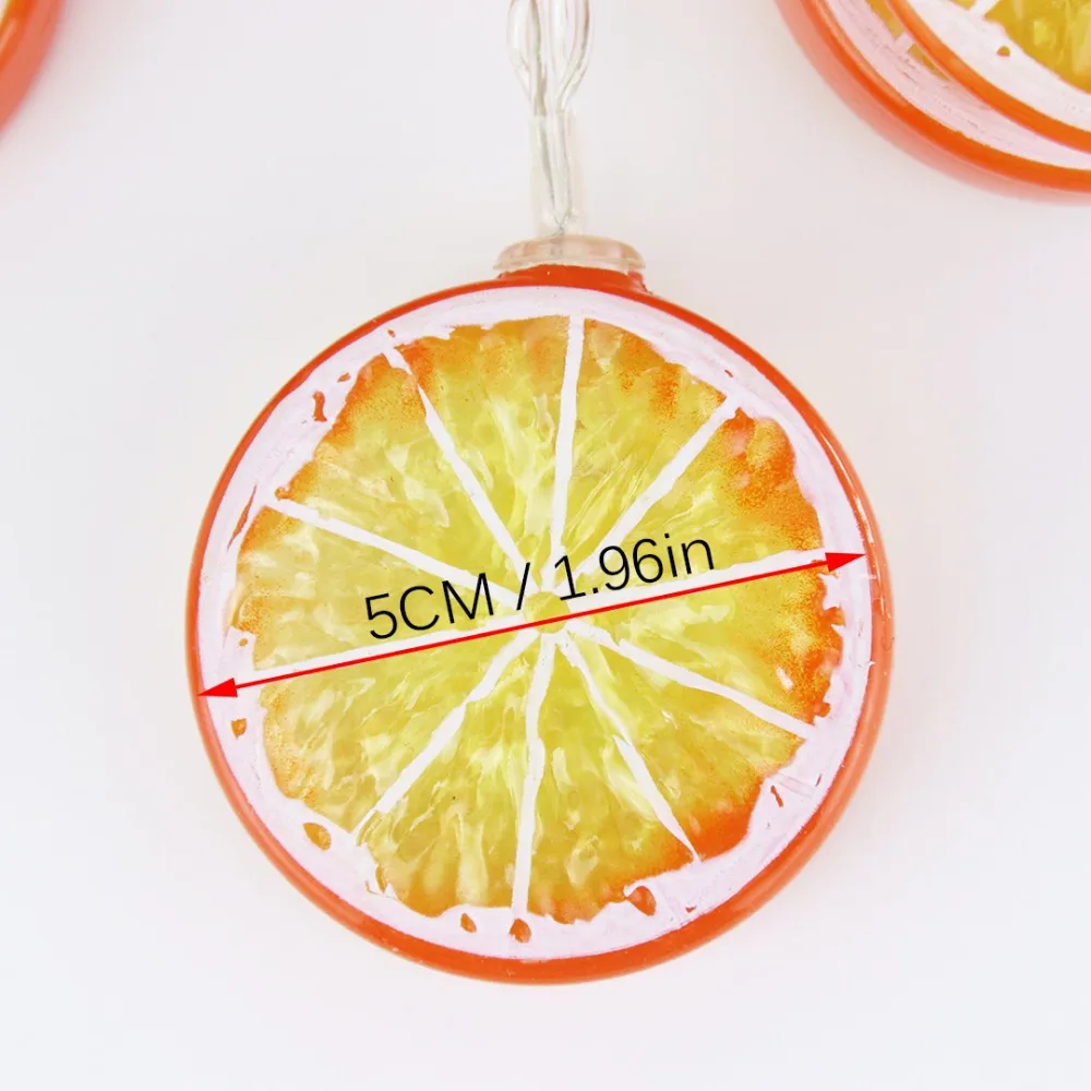 

1M/2M LED String Lights Novelty Lemon Holiday Light For Gardern Party Bedroom Decorative Fairy Outdoor Christmas Light JQ