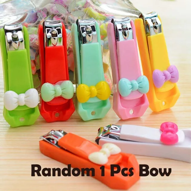 Random 1 Bow 1 шт. 3D дизайн сова портативные милые Мультяшные кусачки для маникюра или педикюра маникюрные инструменты набор для ухода набор Рождественский подарок - Цвет: Random 1 Bow
