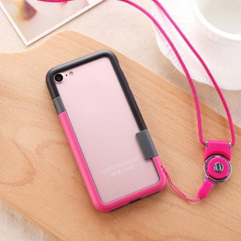 LISHE мягкий пластик и силиконовый бампер рамки крышка боковая защита для iPhone 6 6S 7 8