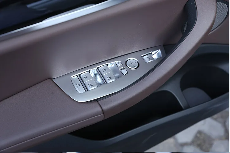 4 шт. хромированные кнопки на автомобильные двери и окна BMW X3 G01 2018 | Автомобили