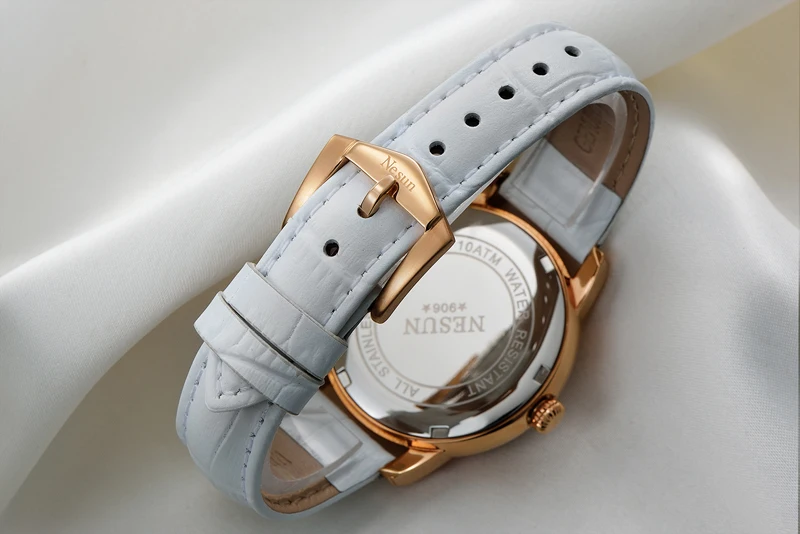 Женские кварцевые часы Nesun Switzerland с бриллиантом N9067 4|wristwatch brand|wristwatch womenwristwatches clock |
