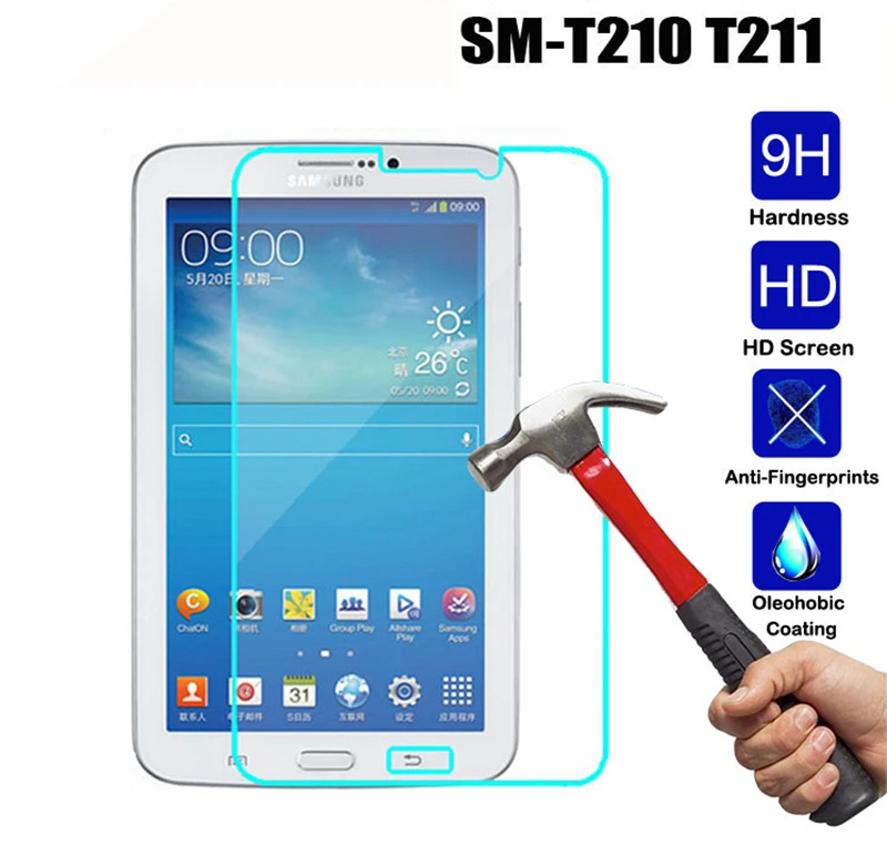 Tab 3 7.0 SM T210 Закаленное Стекло для Samsung Galaxy Tab 2, 3, 4 года лежат 7,0 Tab4 10,1 7,0 8,0 Экран протектор Tab A 10,1 A6 SM-P580 T210 T110 T530 T330 - Цвет: Tab 3 7.0 SM T210