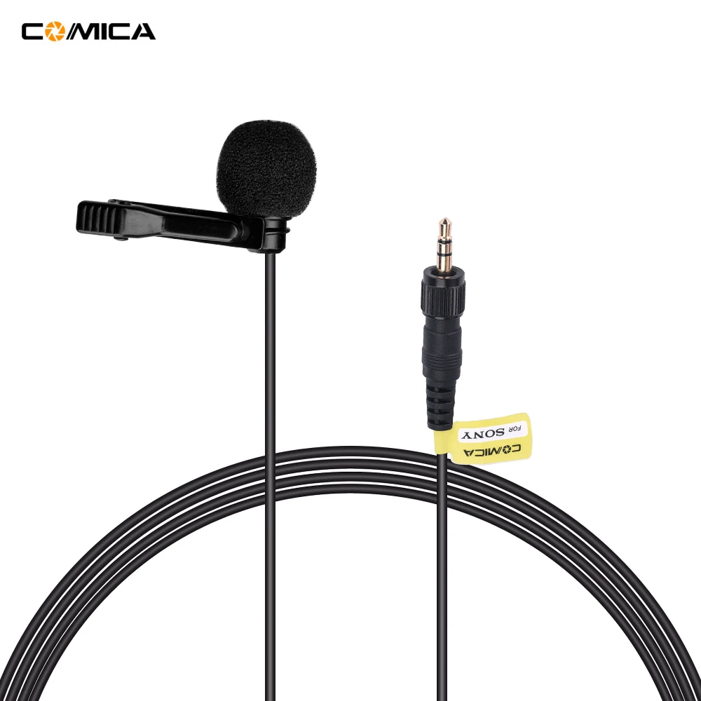 

COMICA CVM-M-O2 3.5mm Mic Omnidirectional Microphone Input Line Cable Specially designed for Sony Wireless Microphones