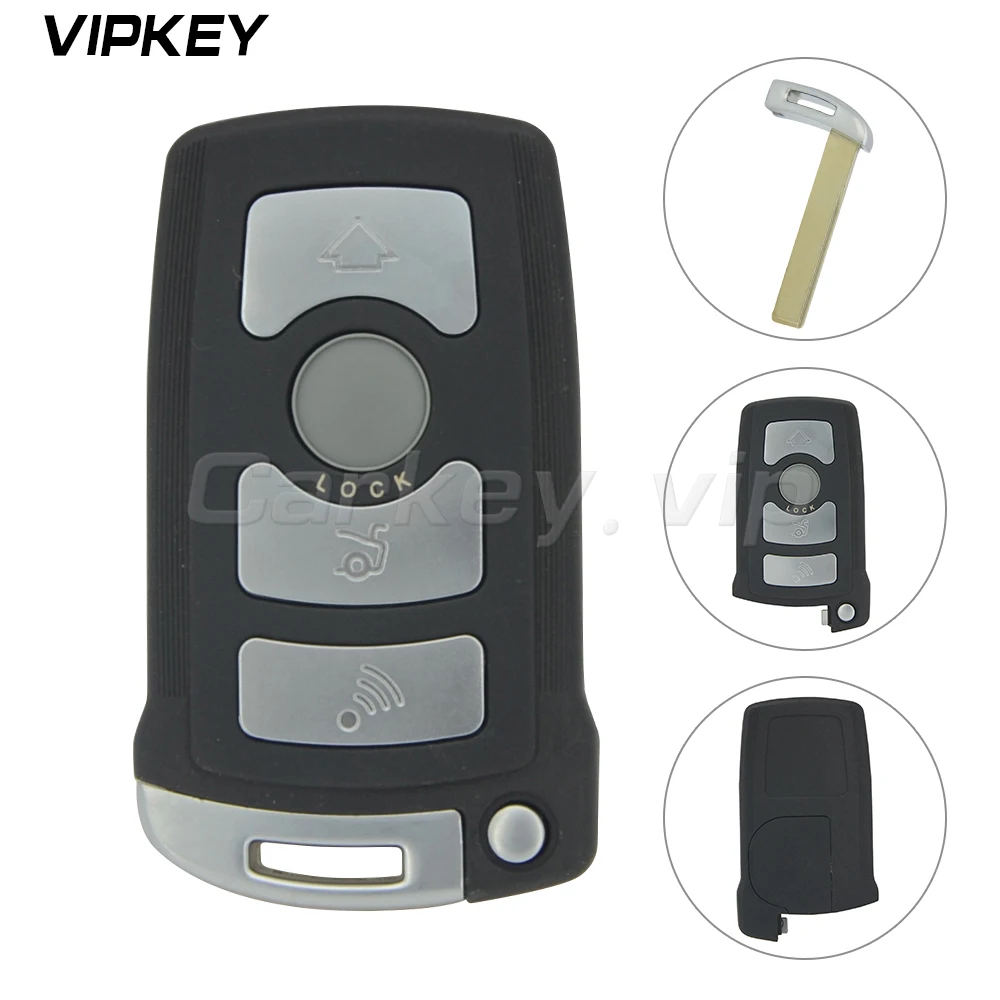 Дистанционный ключ Smart key LX 8766 S CAS1 для BMW серий 7 4 кнопки 315 МГц применимый к 2002 2003 2004