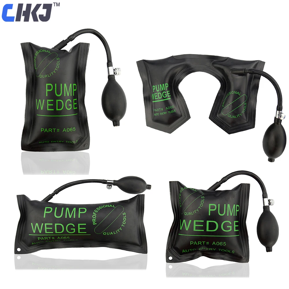 

CHKJ 4pcs/lot Pump Wedge Locksmith Tools Thicken Car Air Wedge Airbag Door Lock Tool Inflatable Shim Gasket Free Shipping
