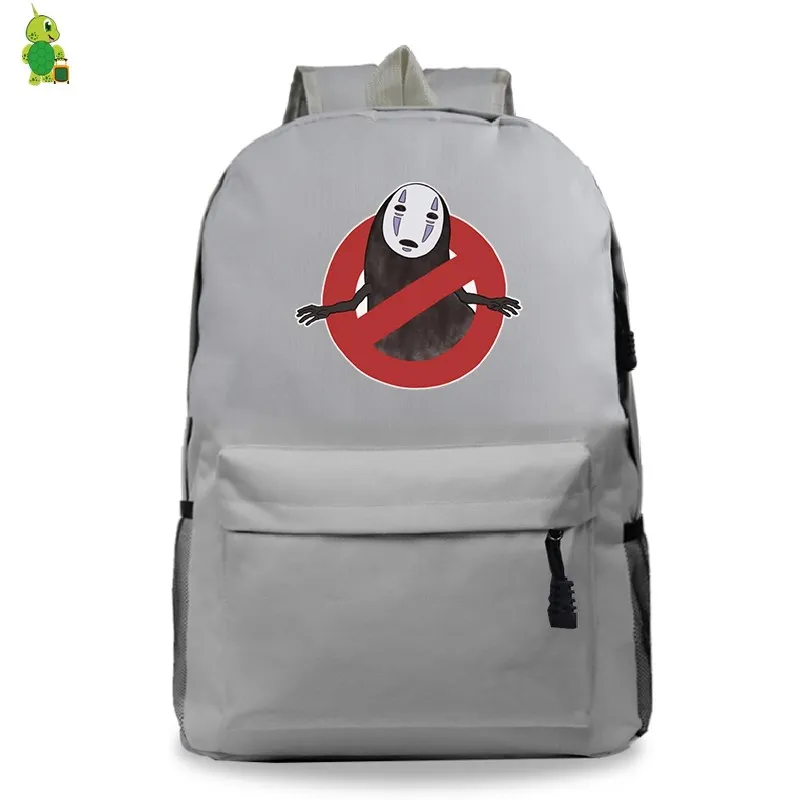 Школьные сумки Ghibli, Унесенные унесением, без лица, мужской рюкзак для подростков, женщин и мужчин, рюкзак для ноутбука, Детский рюкзак для книг, повседневные дорожные сумки