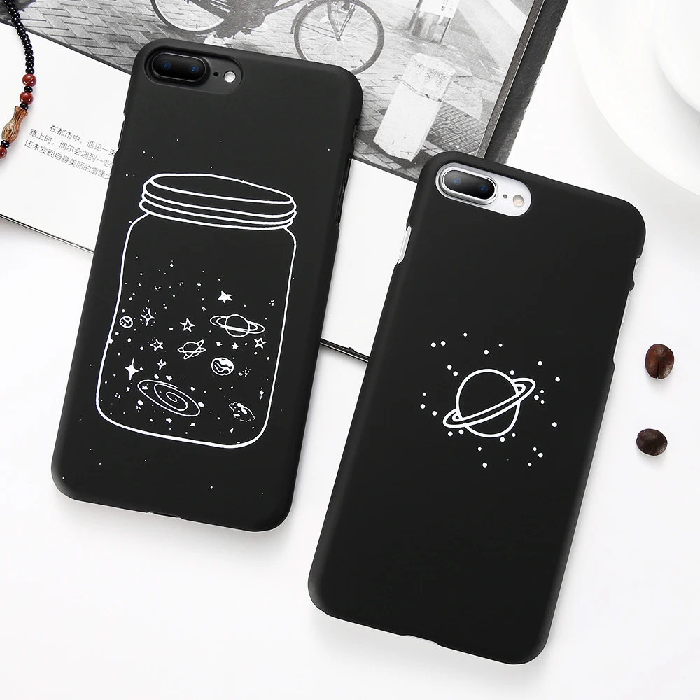 KISSCASE Luxury Black Case For iPhone X XS Max XR 6 6S plus Hard PC 5 5S SE 7 8 Plus Cover Fundas Capinhas |