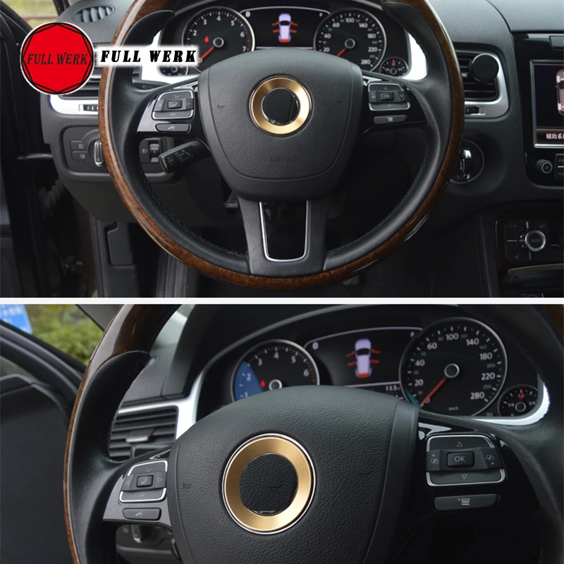 1 шт. алюминиевый сплав автомобильный Стайлинг рулевое колесо украшение в центре