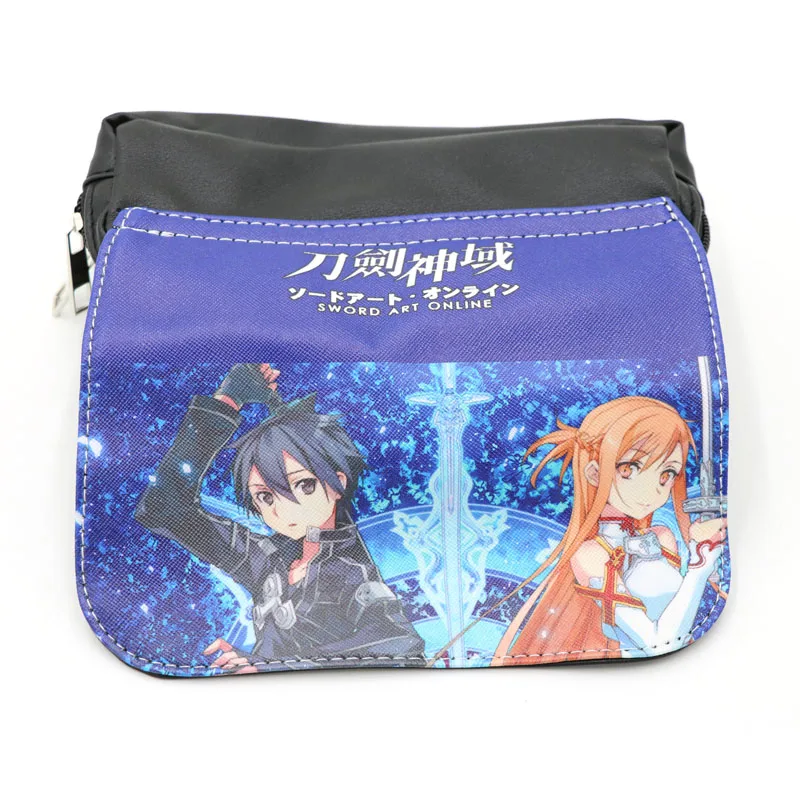 Himouto Umaru-chan ручка сумка Kobayashi-san Chi no Maid Dragon Студенческая сумка для канцелярских принадлежностей KannaKamui двойная молния пенал - Цвет: Sword Art Online