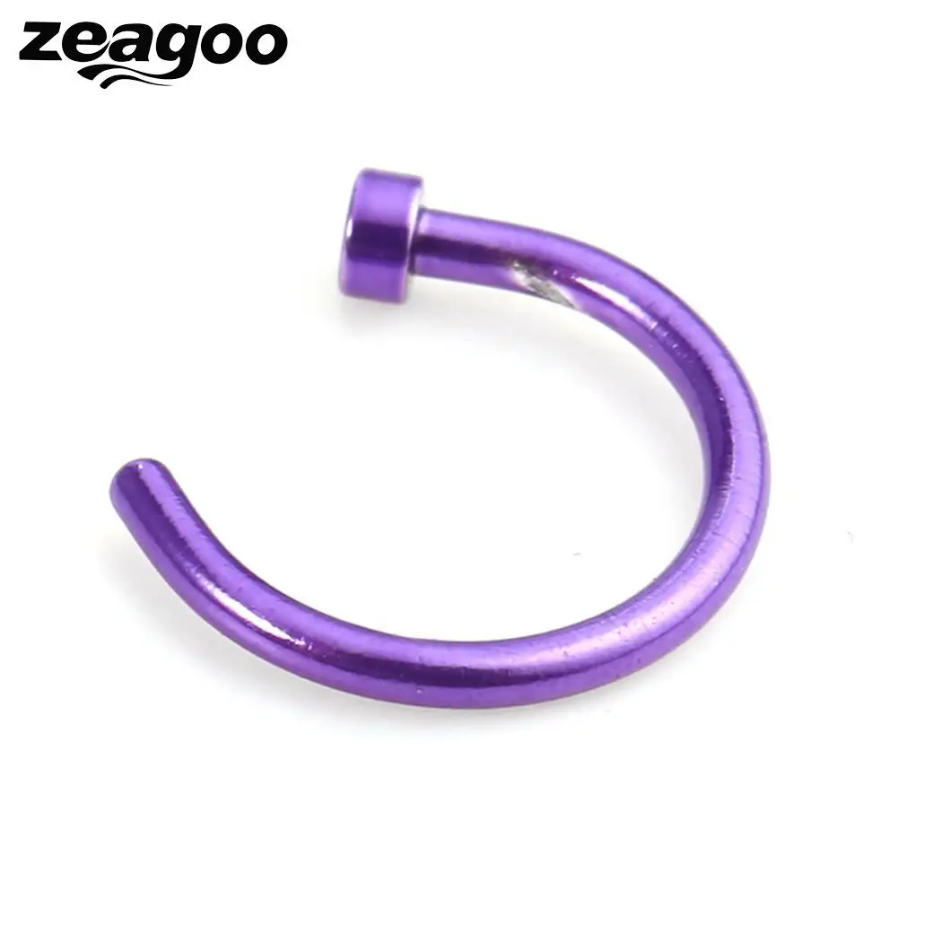 Серьги гвоздики Zeagoo из нержавеющей стали для женщин 8 цветов 3 размера открытый