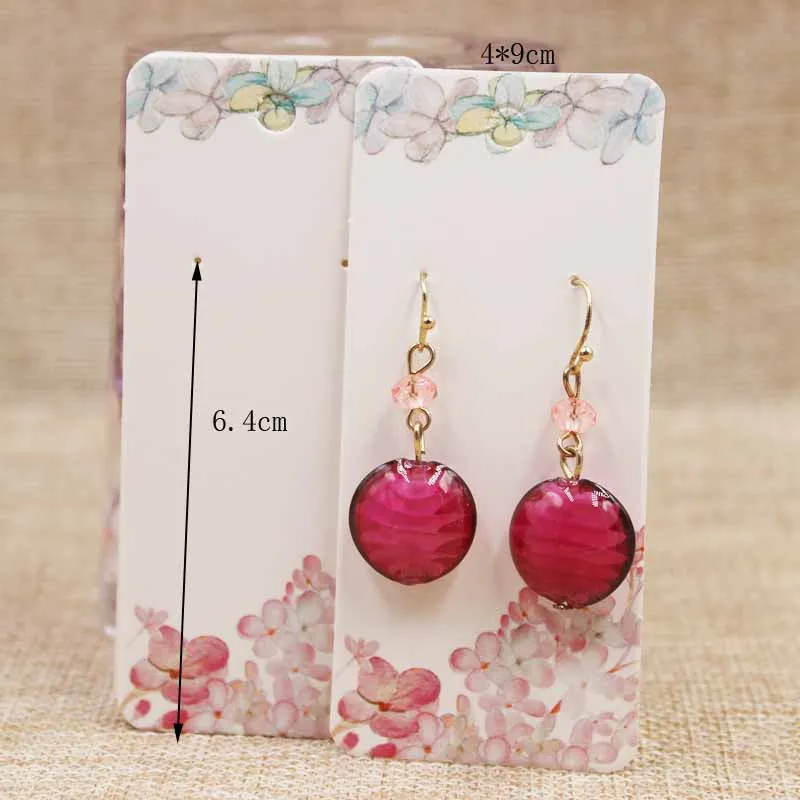 100PC DIY dremcathcer necklace pedant package card tag jewelry marble design bracelet/hair ornaments diaplay | Украшения и