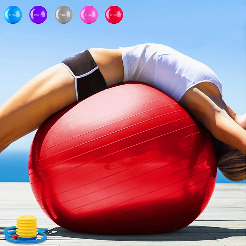 45 см спортивные мячи для йоги Bola, Пилатес, фитнес-мяч, упражнения, тренажерный зал, фитбол для баланса, упражнения, Пилатес, тренировки, массажный мяч