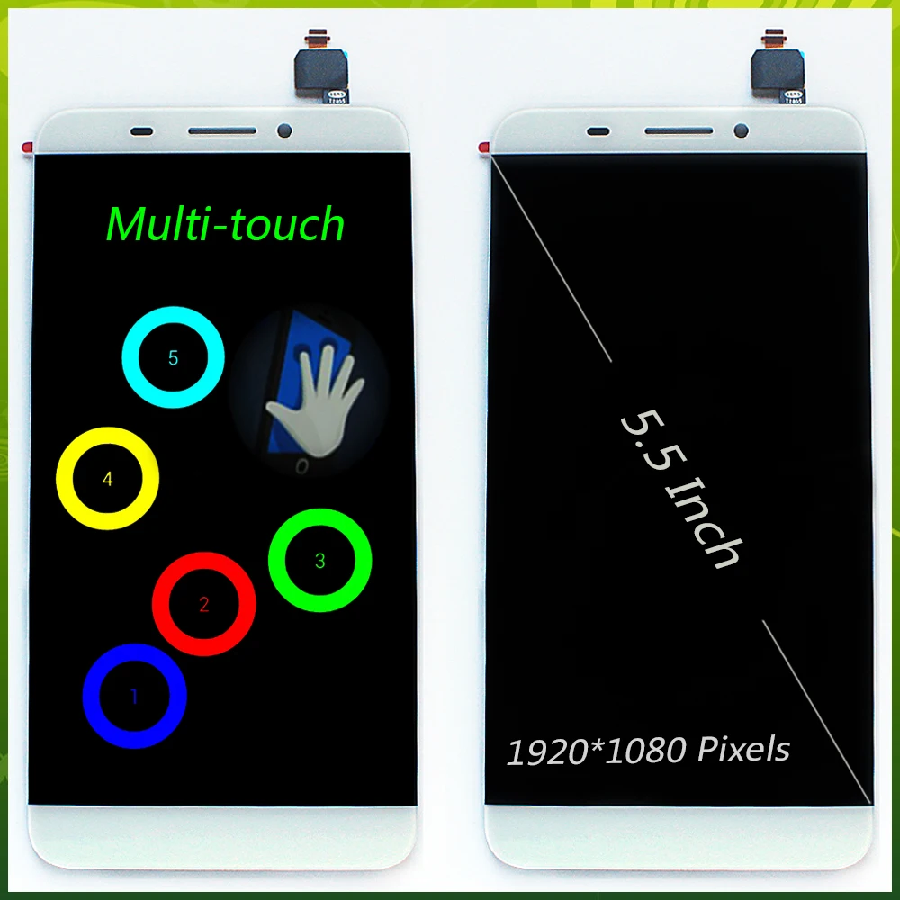100% протестированный сенсорный экран для Letv LeEco Le One 1x600x608 5 дюймов ЖК-дисплей