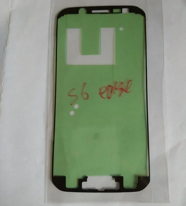 1 шт. оригинальная новинка ЖК дисплей передняя рамка наклейка для Samsung Galaxy S6 Edge G925