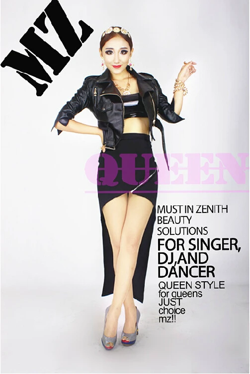 S xxxl Dj Женский Бренд сценический певец Корея 2ne1 Атмосферные модели черный
