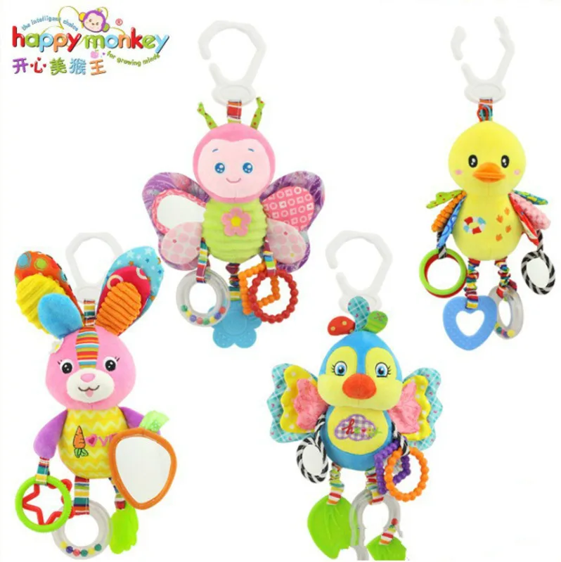 Happy monkey Детские Колокольчик для животных подвесная кровать новорожденных