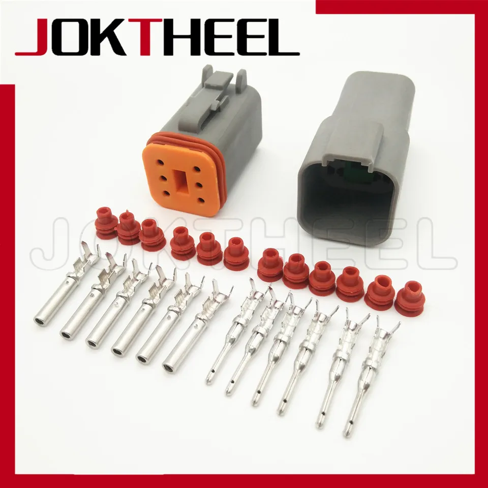 1/5/10/20 комплект TE Style Deutsch DT 6 Pin мужской женский водонепроницаемый Электрический