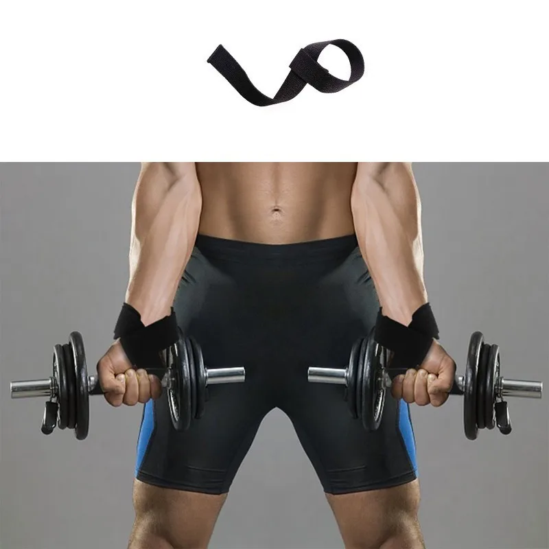 Спортзал подъем ремни тяжелая атлетика запястья Вес ремень для захвата