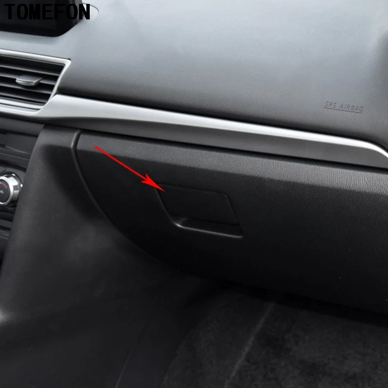 TOMEFON для Mazda 3 Axela M3 2017 2018 автомобильный Стайлинг ABS углеродное волокно контейнер
