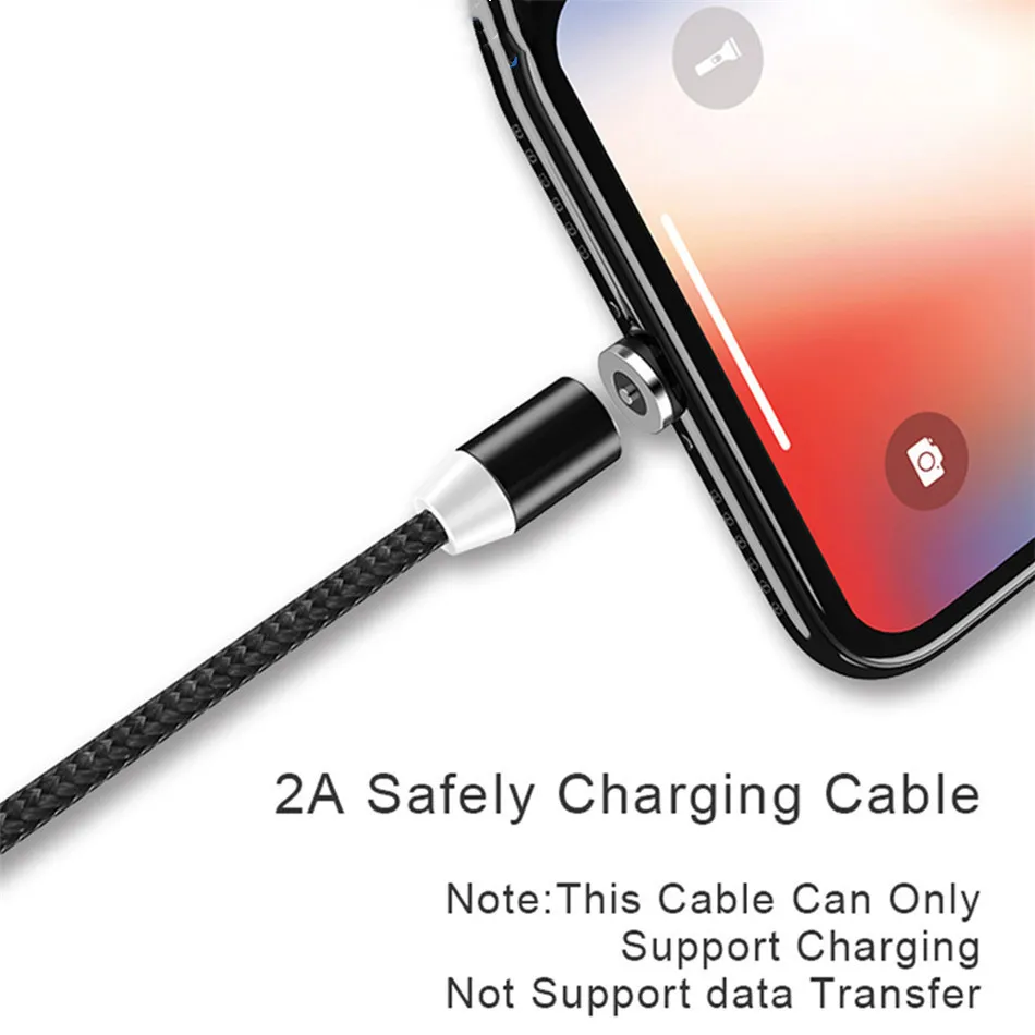 Светодио дный Магнитный кабель для зарядки освещение Micro Тип usb C телефонный iPhone X 7