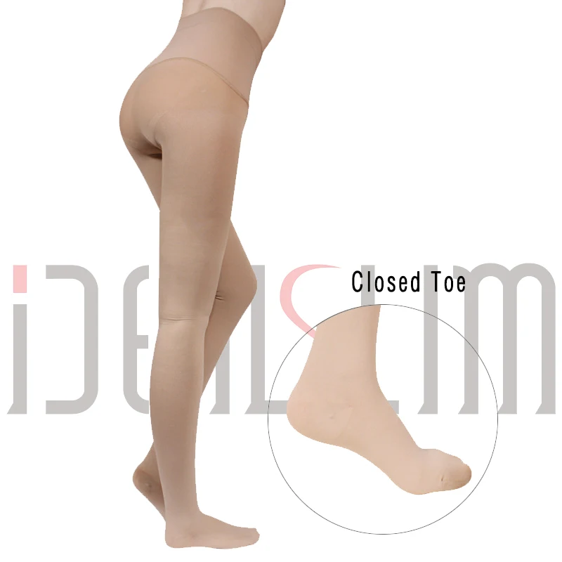IDEALSLIM 23-32mmHg Высокая талия медицинские компрессионные колготки для варикозного расширения вен женские компрессионные чулки