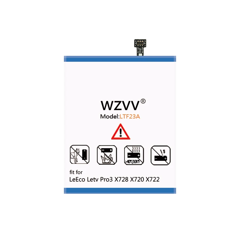 wzvv 4600mAh Li-Polymer Battery LTF23A for Letv LeEco Le Pro 3 X720 X722 X728 Replacement Batteries | Мобильные телефоны и