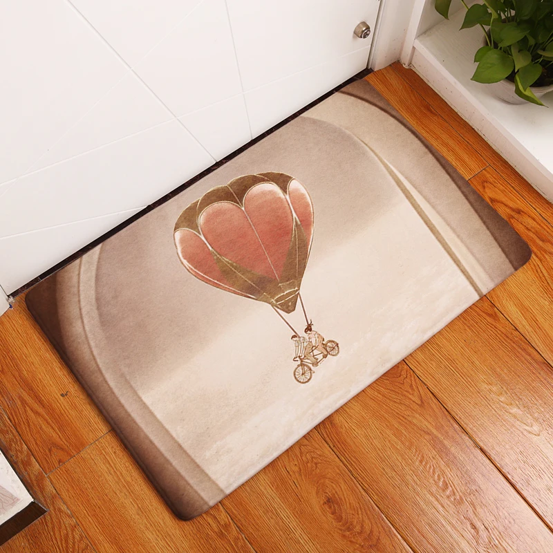 Фланелевые коврики с воздушным шаром для спальни гостиной ковры мультяшным