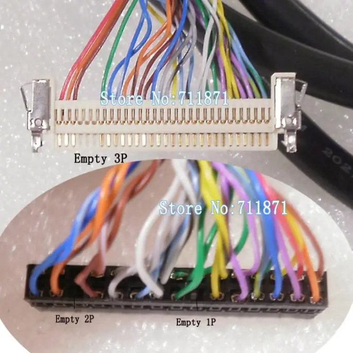 2 3 метра 30 контактов Lcd Led LDVS FI-X30H-S8 кабель для экрана 30P S8 LVDS линия 30Pin Doube 8 ЖК-экран