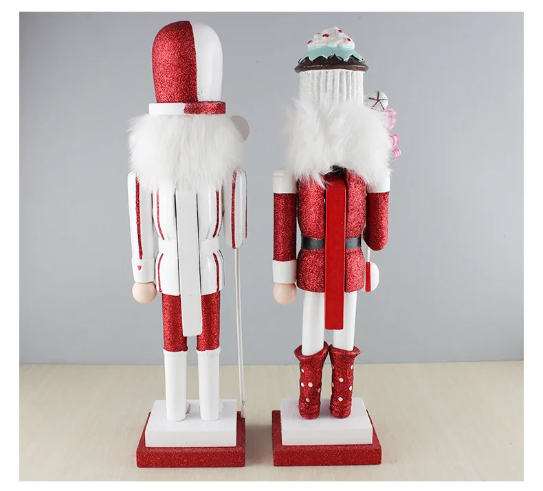 Wooden Nutcracker Model Ornaments Furnishing Articles Carving Paintings Desktop Crafts Home Decoration Accessories Gifts | Дом и сад