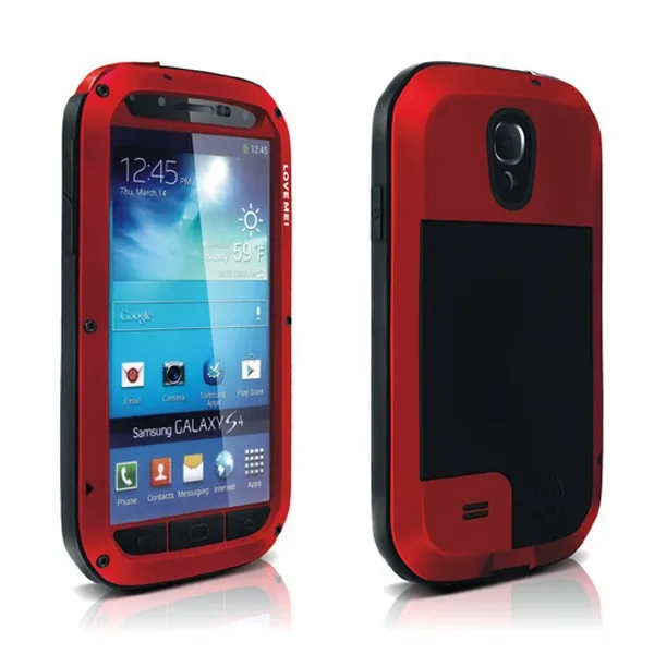 Original LOVE MEI For Samsung Galaxy S4 Extreme Small Waterproof Dropproof Shockproof Metal Aluminum Case Cover I9500 |