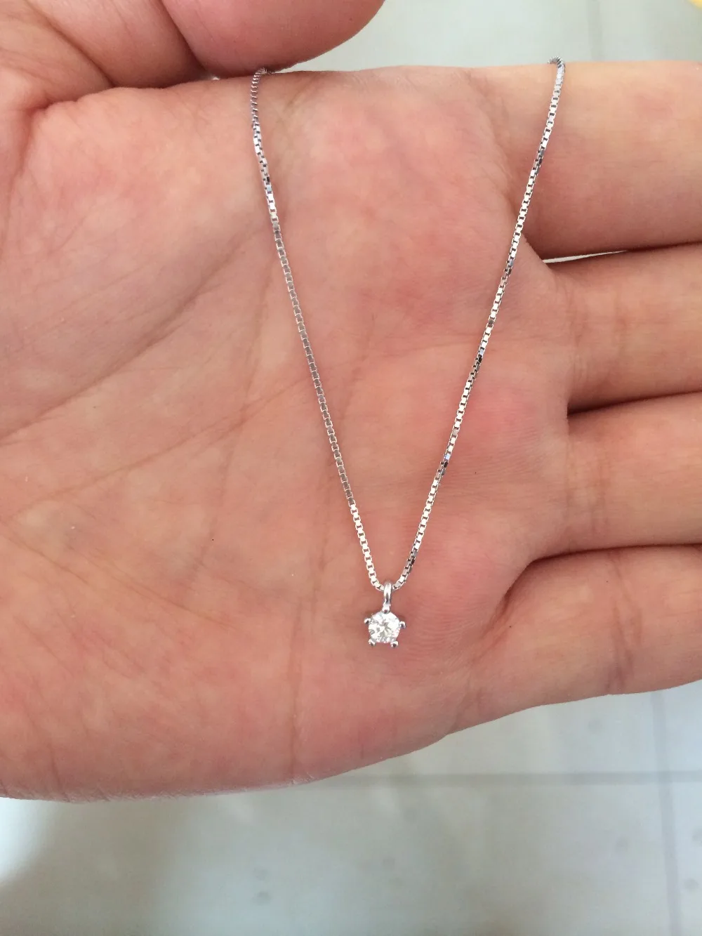 Реальный. Ювелирные изделия из стерлингового серебра 925 пробы круглое ожерелье с