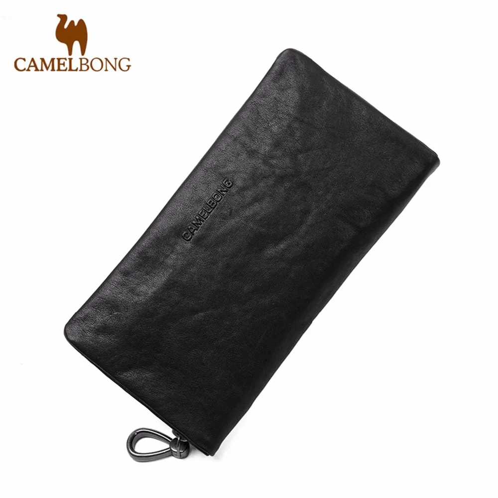 Мужской Длинный кошелек CamelBong из воловьей кожи с отделением для карт | Багаж и