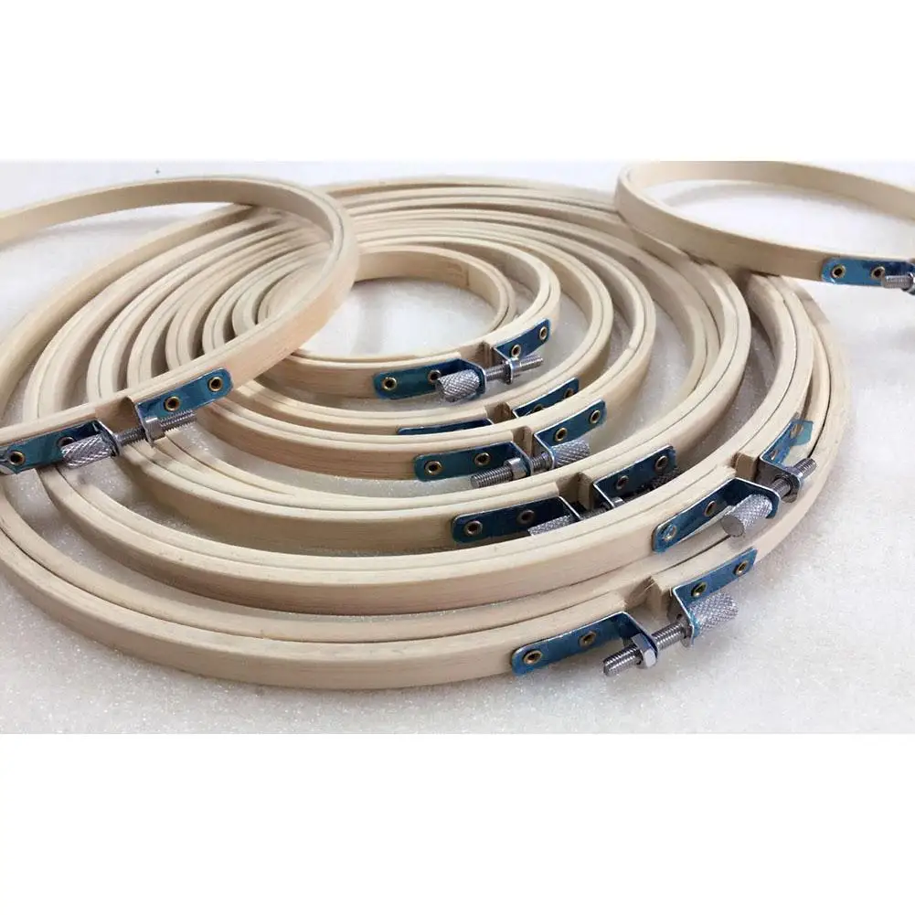 5 шт. бамбуковые вышивальные обручи с 100 цветами веревочки нити вышивки крестиком