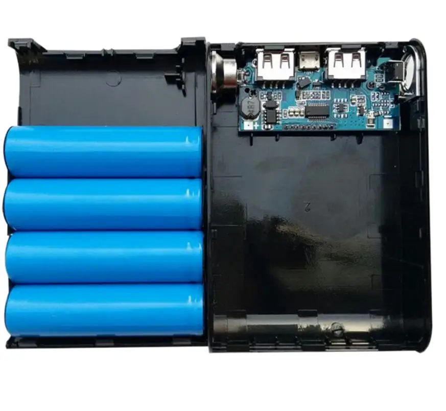 5V 12000 мА/ч, два USB выхода, Мощность банка 18650 Батарея Зарядное устройство чехол сделай сам, коробка для телефона JAP11 Прямая