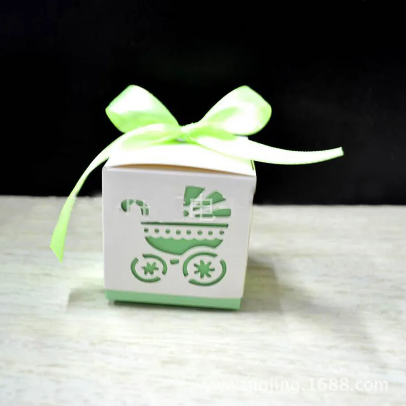 50 шт. вечерние подарочные коробки для шоколада и сладостей с лазерной