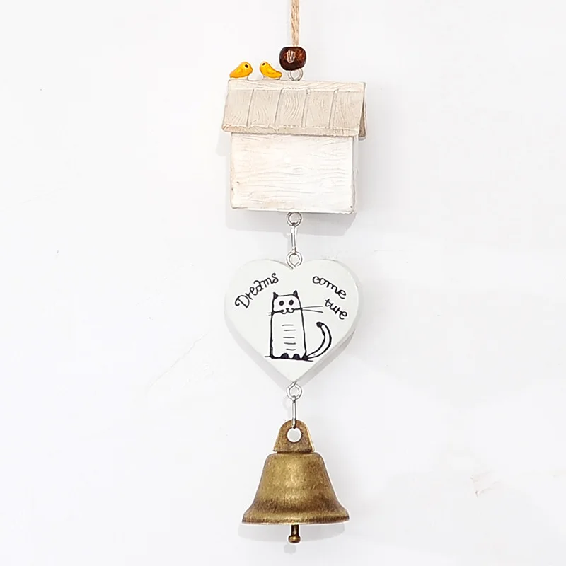 Сова дом колокольчики двери украшения сад индивидуальный ремень колокольчик
