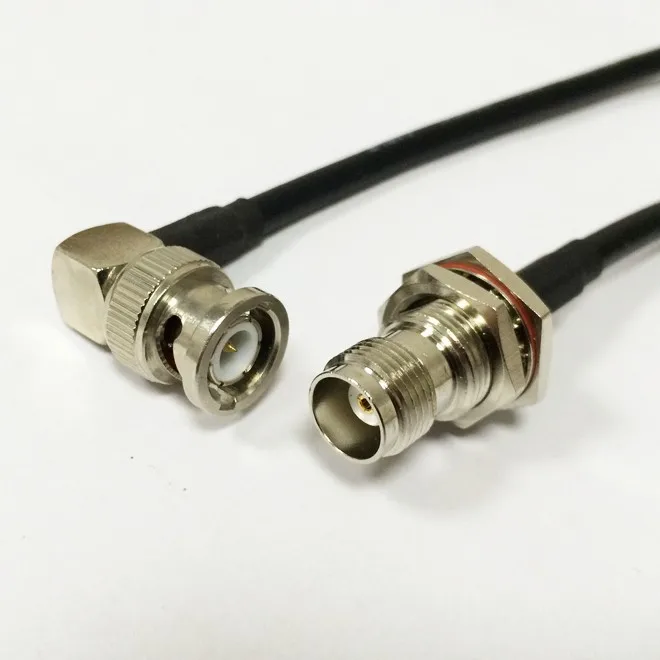 Новый TNC штекер правый угол соединитель переключатель BNC гнездо конвертер RG58 по