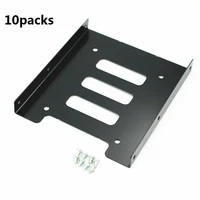 eunaimee 10packs black 2 5 ssd to 3 5 bay hard drive hdd mounting dock tray bracket adapter