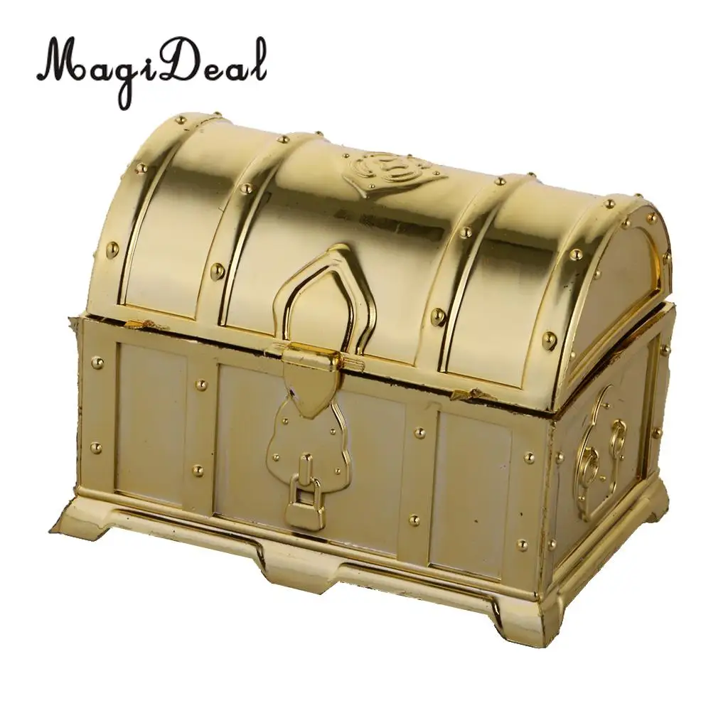 Gold MagiDeal модные 12 шт. сундук Стиль Милая коробка для сладостей свадебный подарок на день рождения Baby Shower Юбилей случая - Цвет: Gold