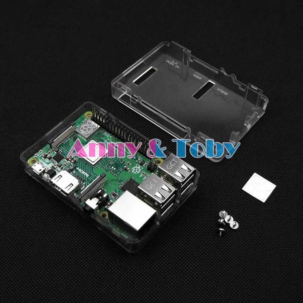 Модель B28: Raspberry PI 3B + plus B прозрачный чехол корпус из АБС-пластика для Ras pi 2 и |